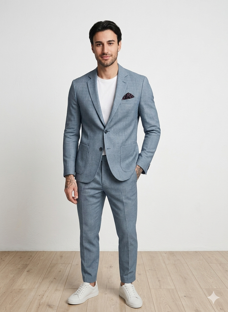 Pantalón chino de corte slim Flaming
