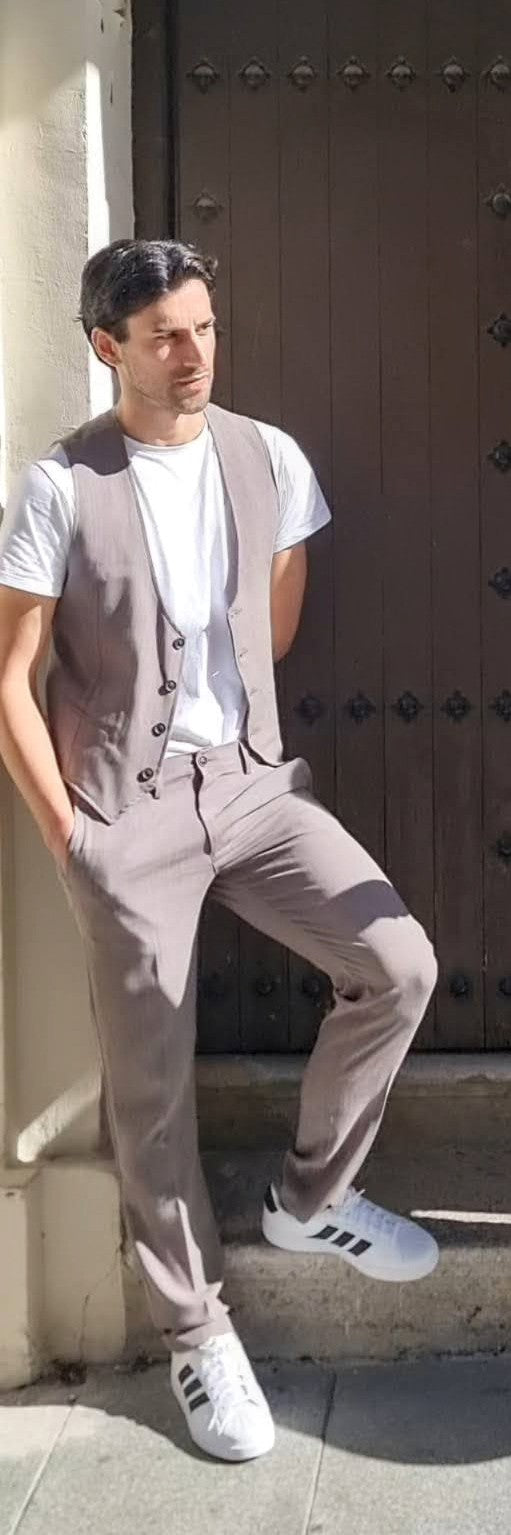 Chaleco de corte slim fit
