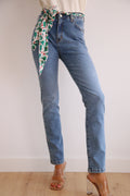 Pantalón de tiro alto 7025 denim