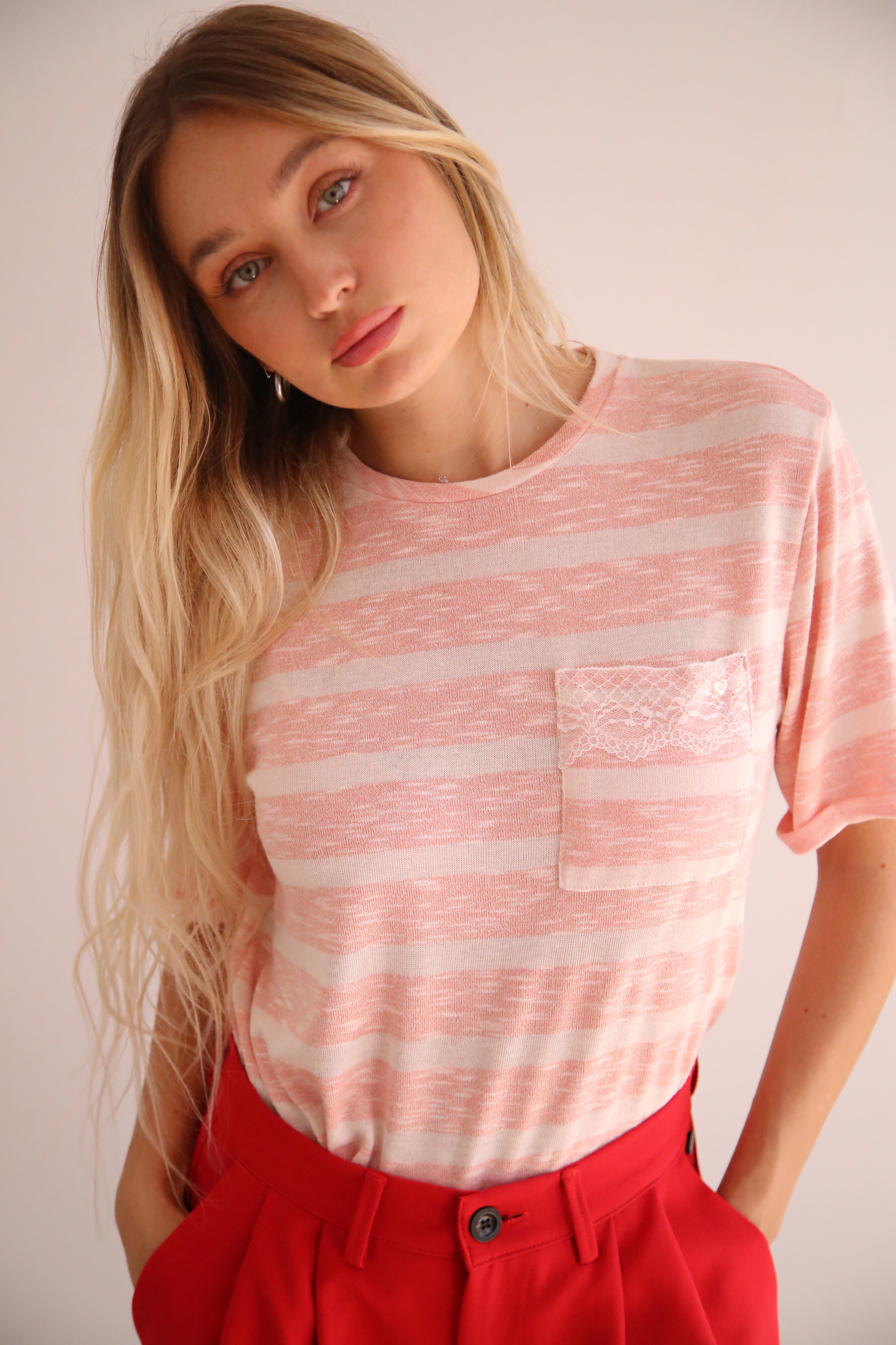 Camiseta manga corta con bolsillo