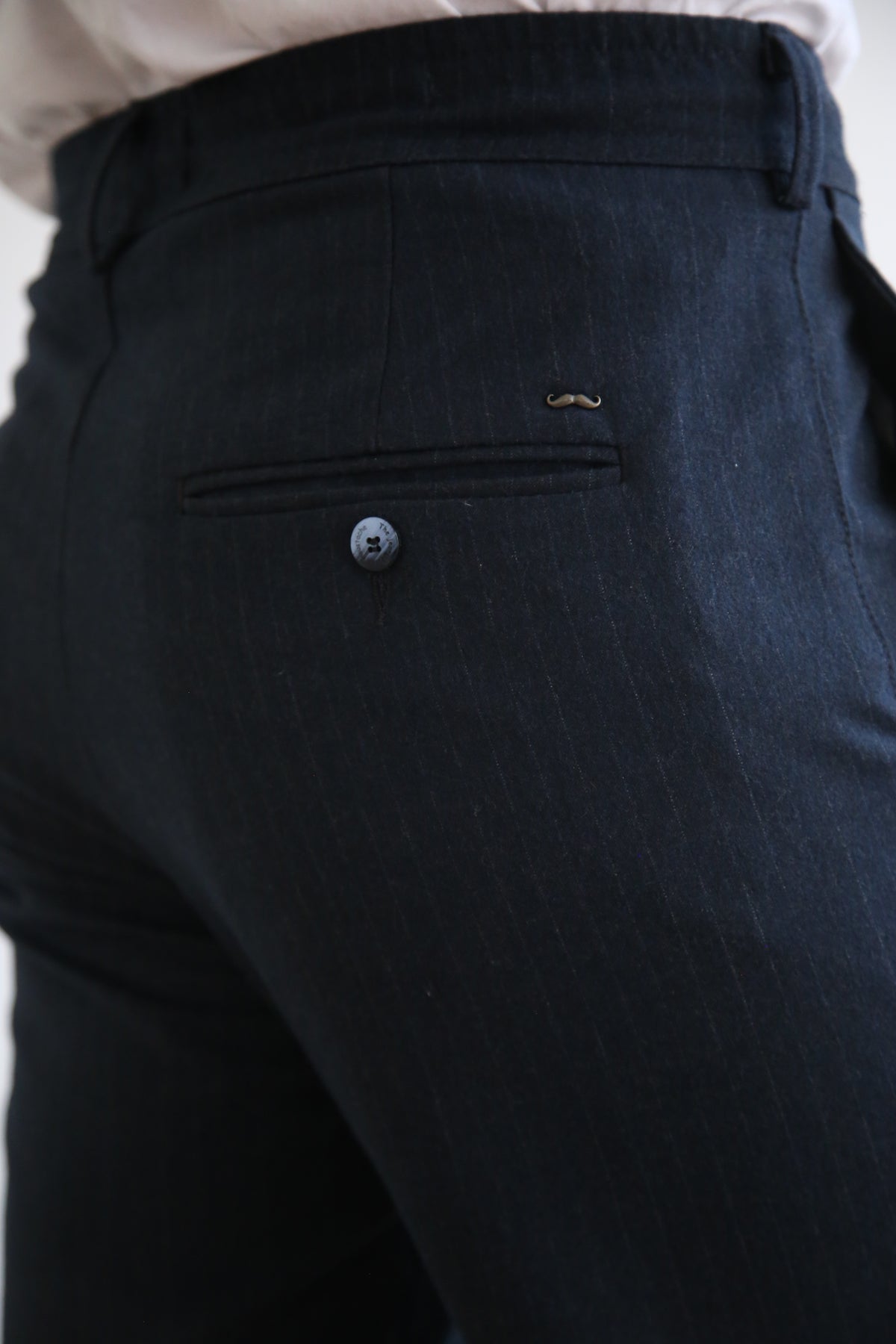 Pantalón chino slim fit hombre, confort elástico, ,cintura  goma.