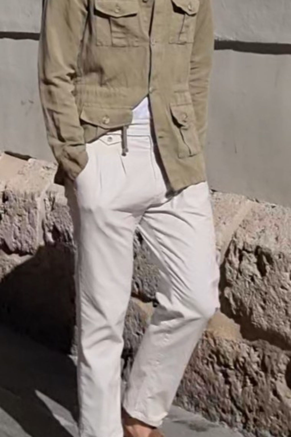 Pantalón de corte Tailor lino