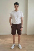 Bermuda chino de corte regular