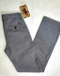 Pantalón chino de corte regular fit micropunto