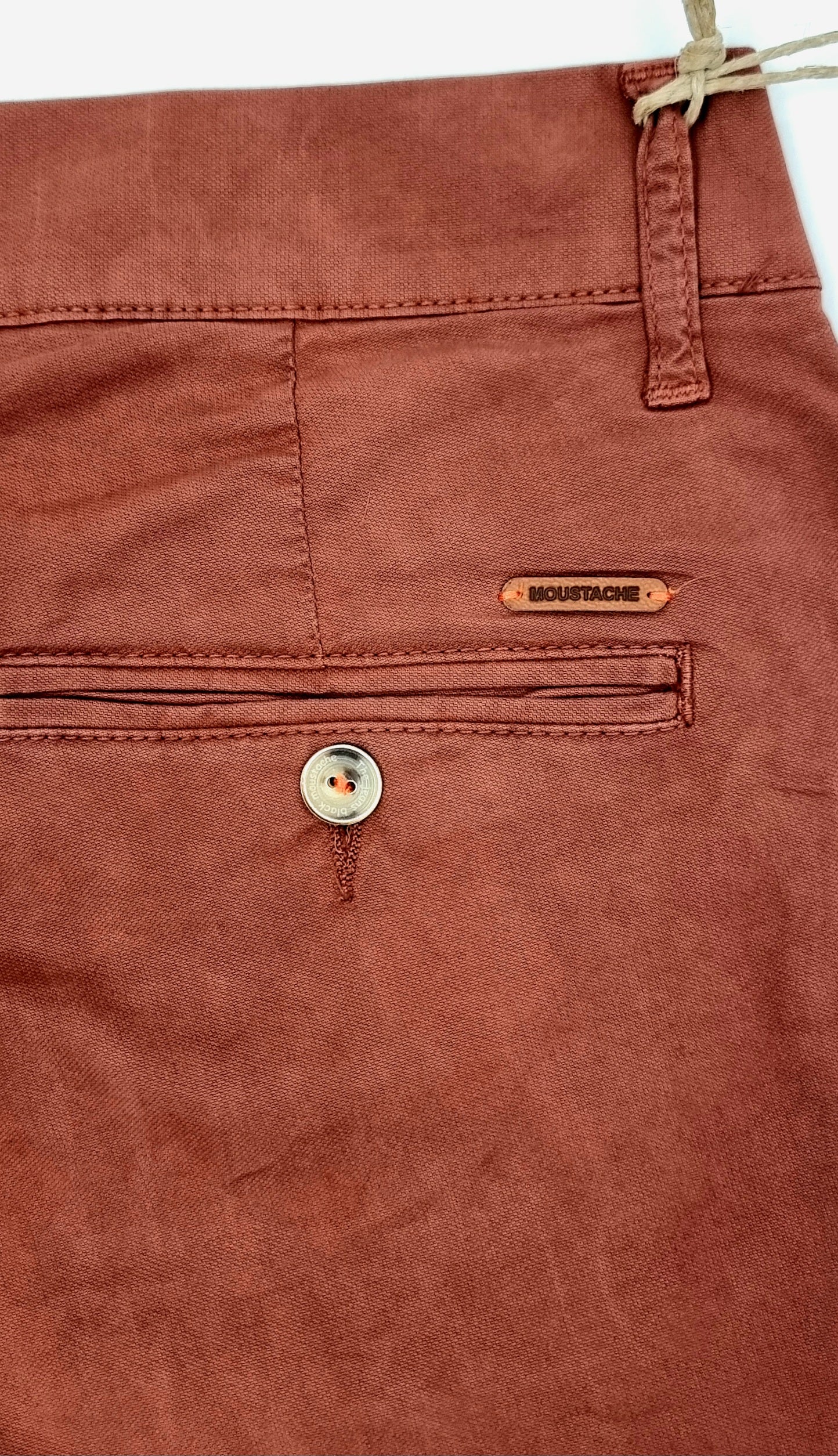 Pantalón chino regular fit tencel color brown summer