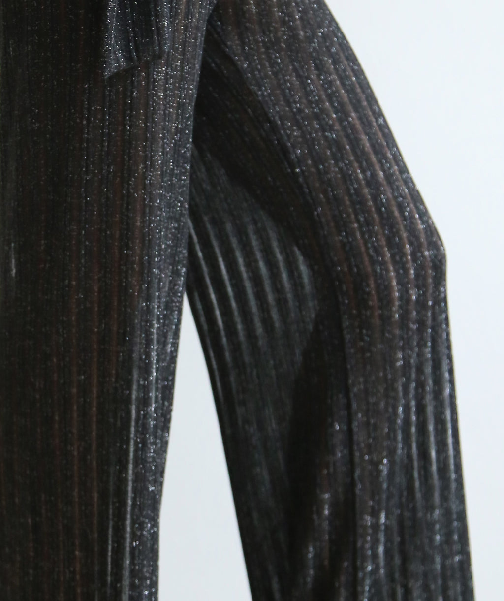 Pantalón palazzo,  brillo metalizado.