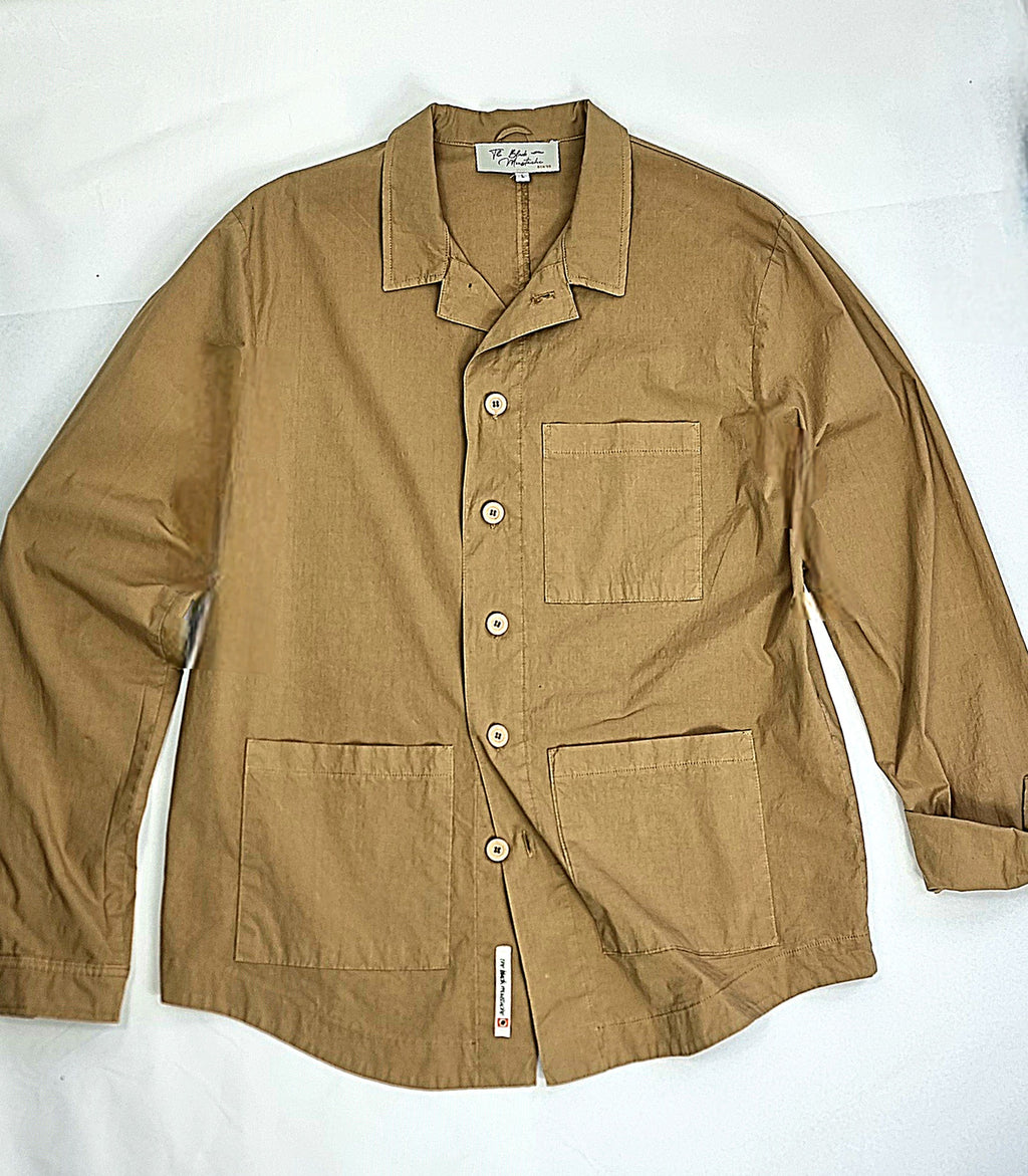Sobrecamisa en popelín con bolsillos
