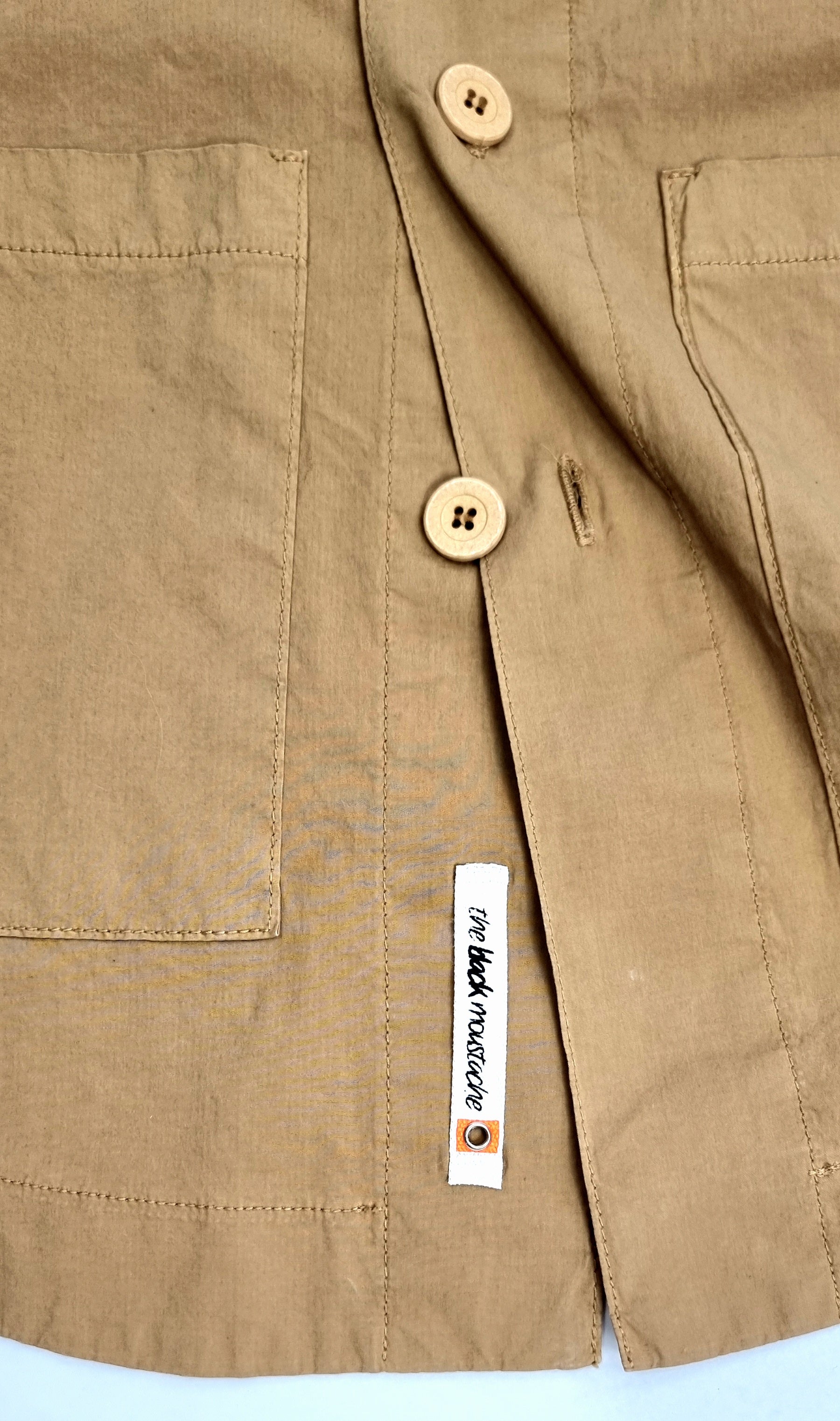 Sobrecamisa en popelín con bolsillos