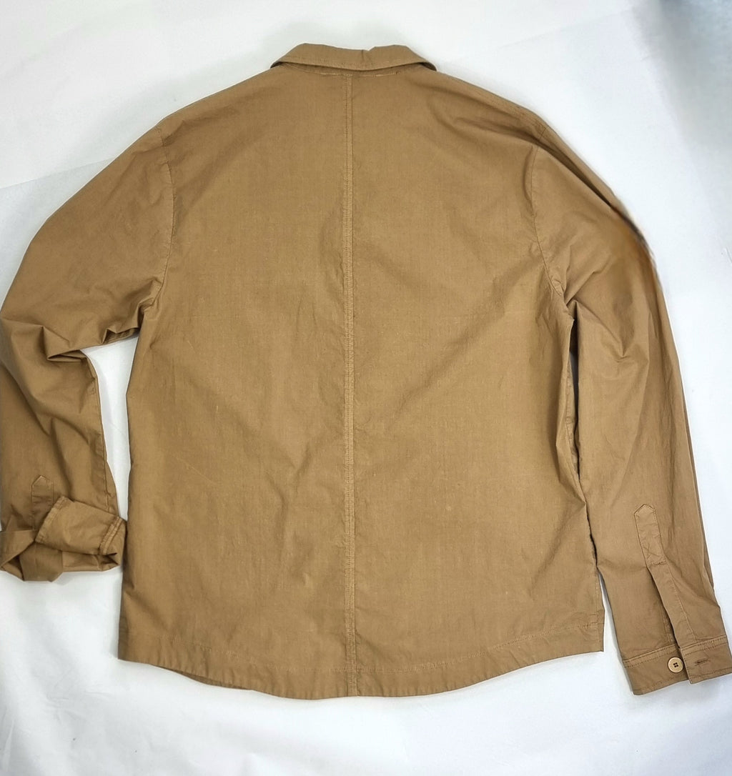 Sobrecamisa en popelín con bolsillos