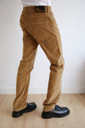 Pantalón de pana, corte recto, regular fit hombre, básico 5 bolsillos